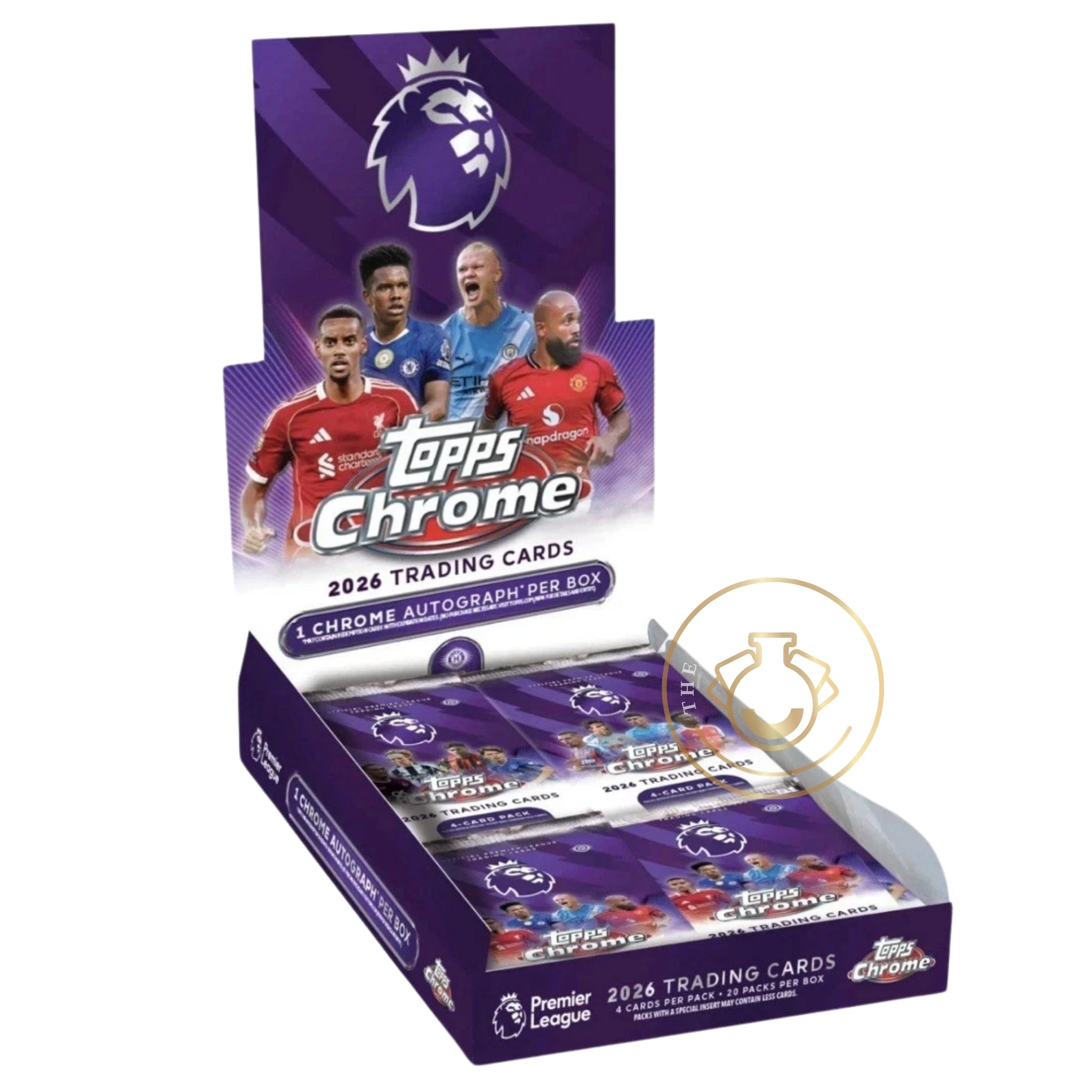 Topps 2026 Chrome Premier League Hobby Box