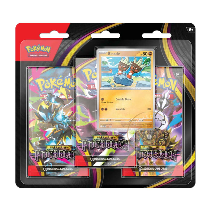 Pokémon TCG: Mega Evolution Pitch Black Three-Booster Blister