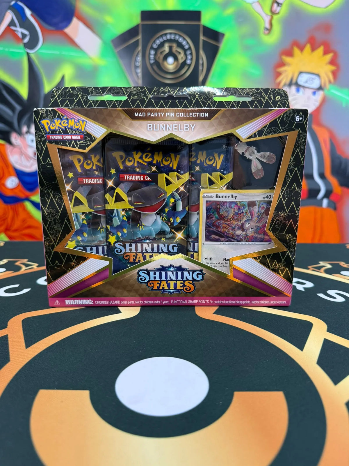 Pokémon TCG: Sword & Shield Shining Fates Mad Party Pin Collection - Bunnelby