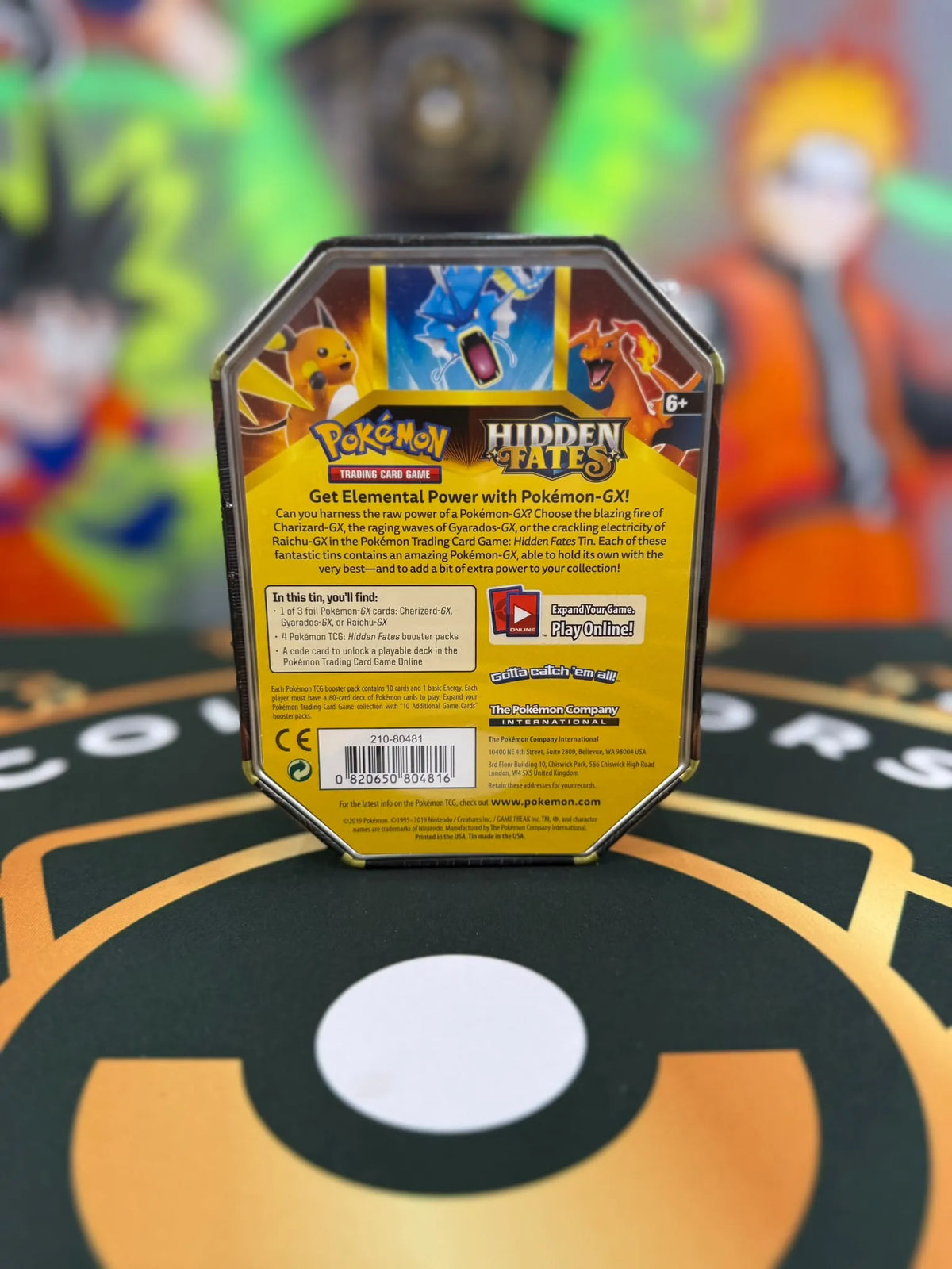 Pokémon TCG: Sun & Moon Hidden Fates Tin - Gyarados-GX